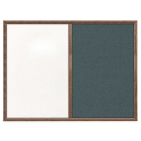 United Visual Products Enclosed Corkboard, 1 Door, 72"x36", 4" Fra, UV3425-BRONZE-CLOUD UV3425-BRONZE-CLOUD